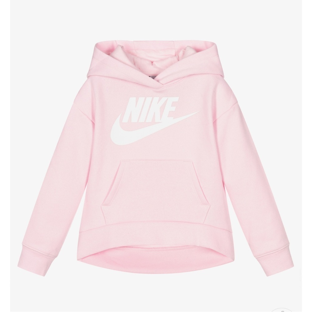 NEW Nike Kids Light Pink Hoodie- Size 6- Kids Nike Sweatshirt